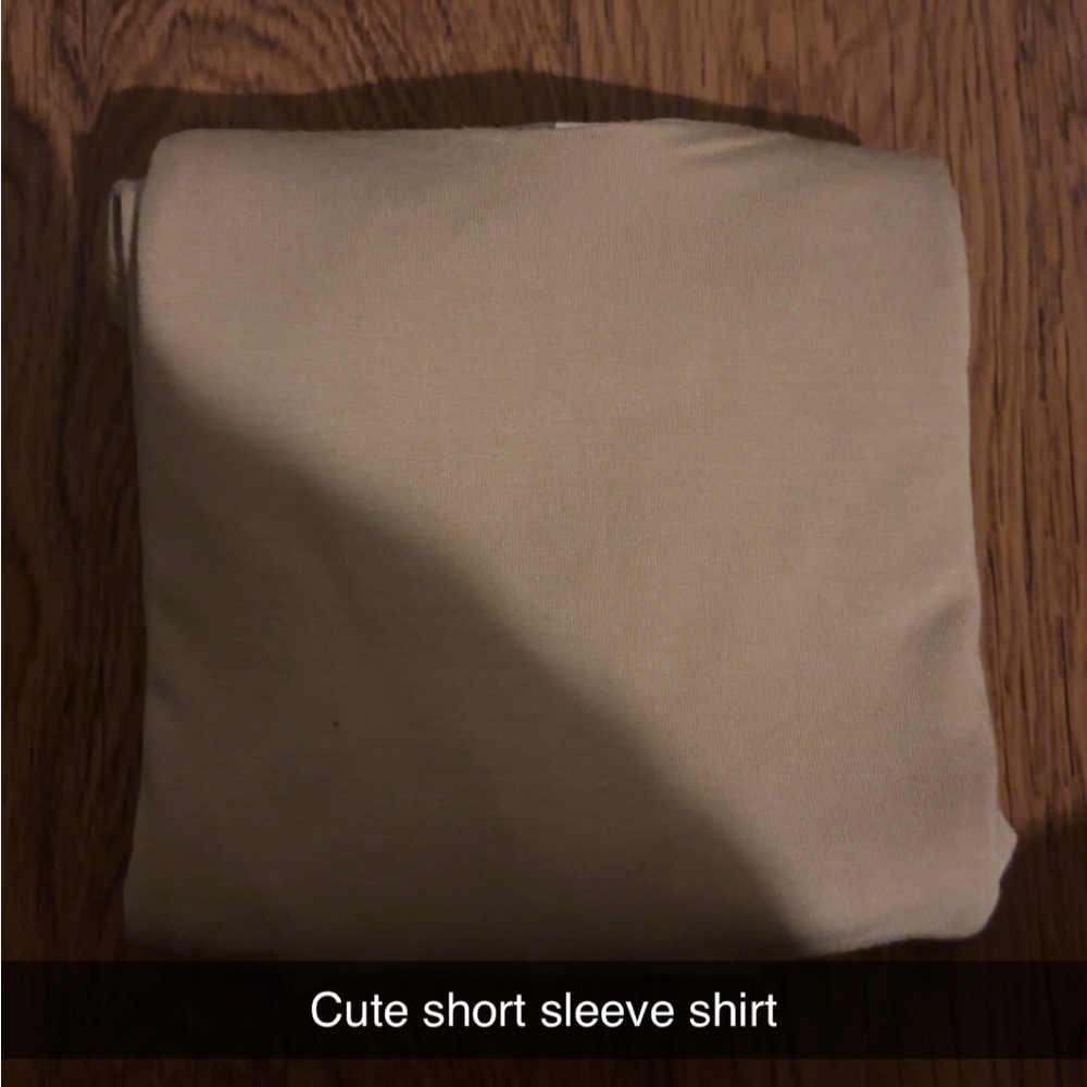 Tan Short Sleeve Shirt